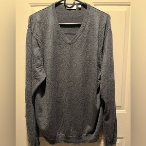 Men’s Calvin Klein V-neck sweater. XXL 100% merino wool.